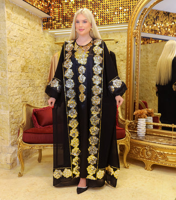 تكشيطة مغربية قطعتين تطريز - TAMSF103