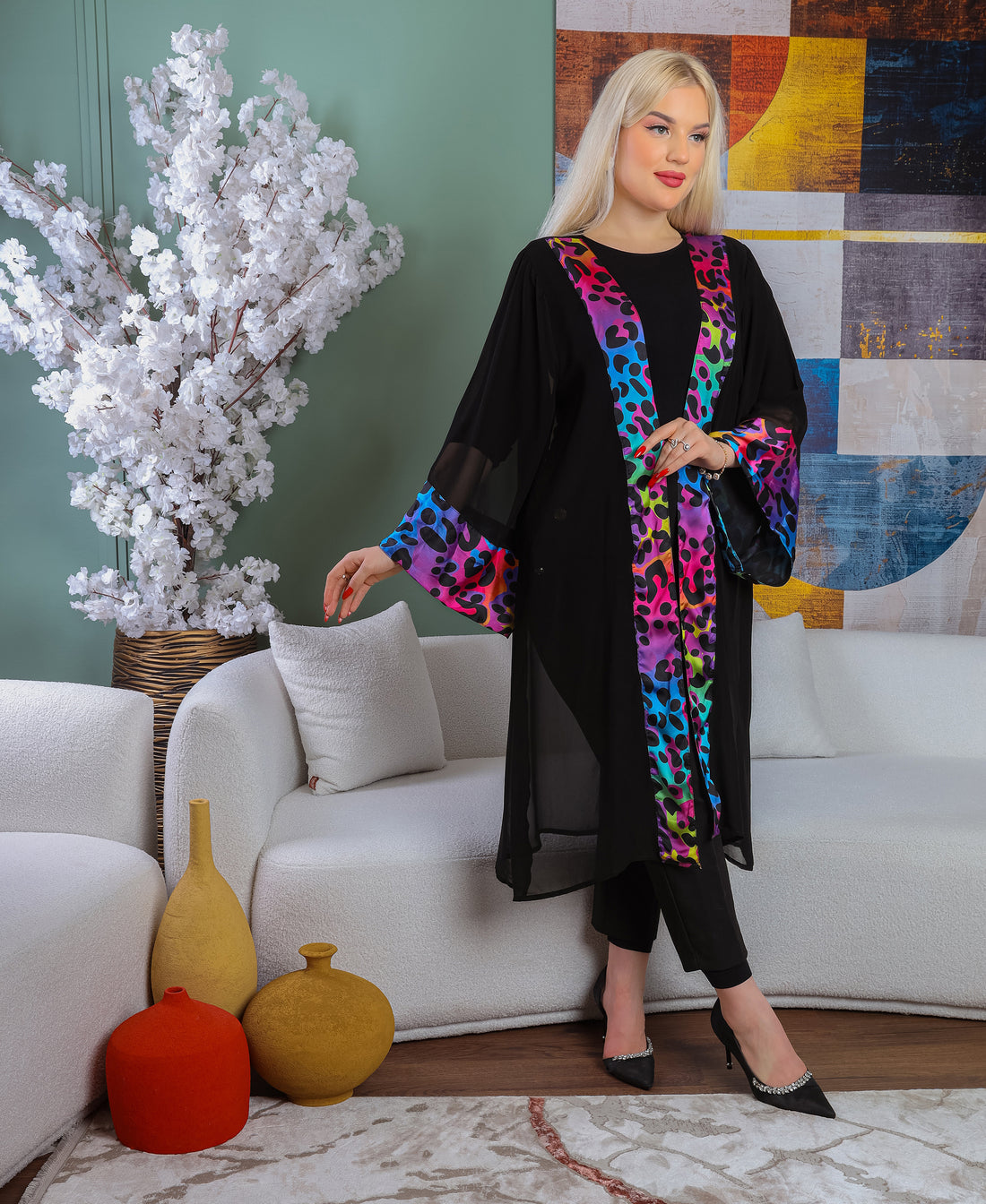 كارديجان شيفون و حرير ستان ديجيتال -KRPS503