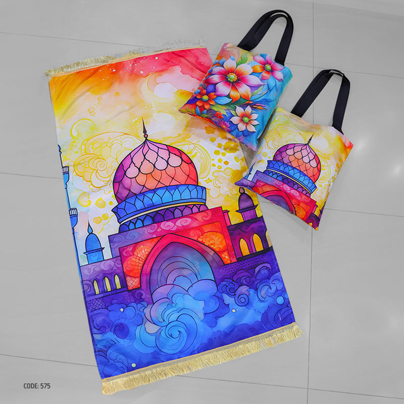 سجادة صلاة + شنطة توت باج - BG-PM575