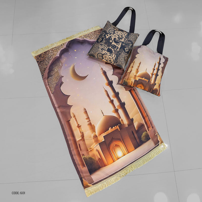 سجادة صلاة + شنطة توت باج - BG-PM601