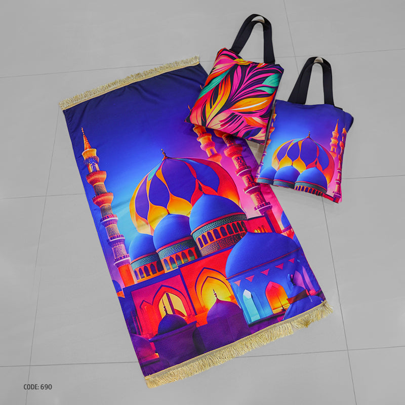 سجادة صلاة + شنطة توت باج - BG-PM690