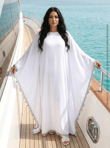 عباية كريب تطريز -ACY412