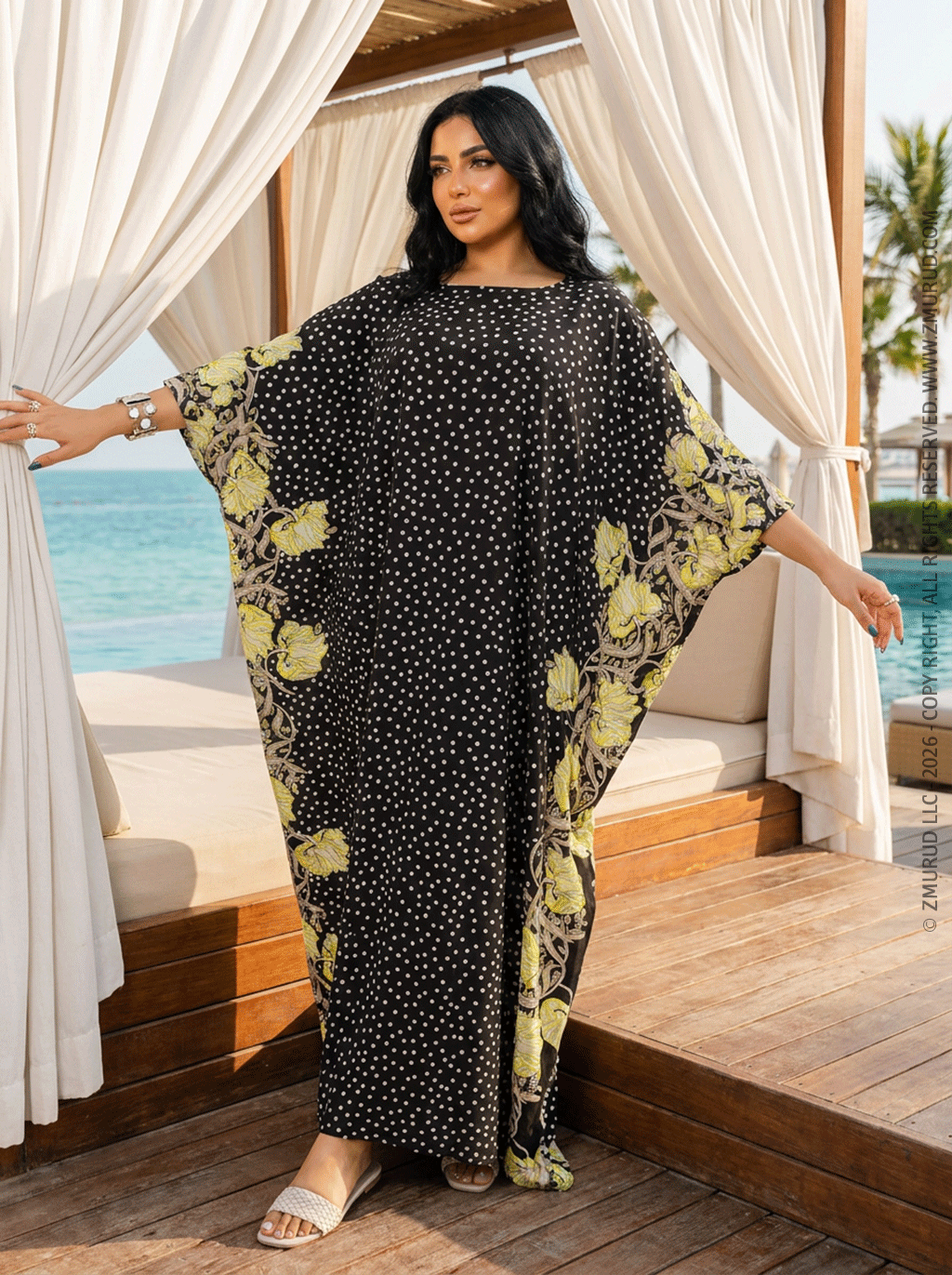 عباية سوفت فراشة  - AFST600