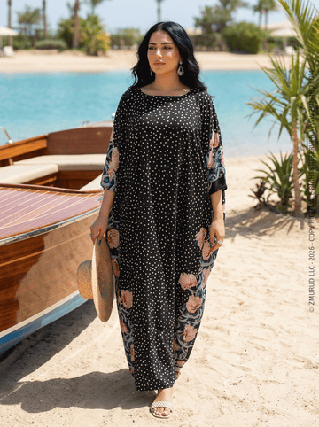 عباية سوفت فراشة  - AFST603