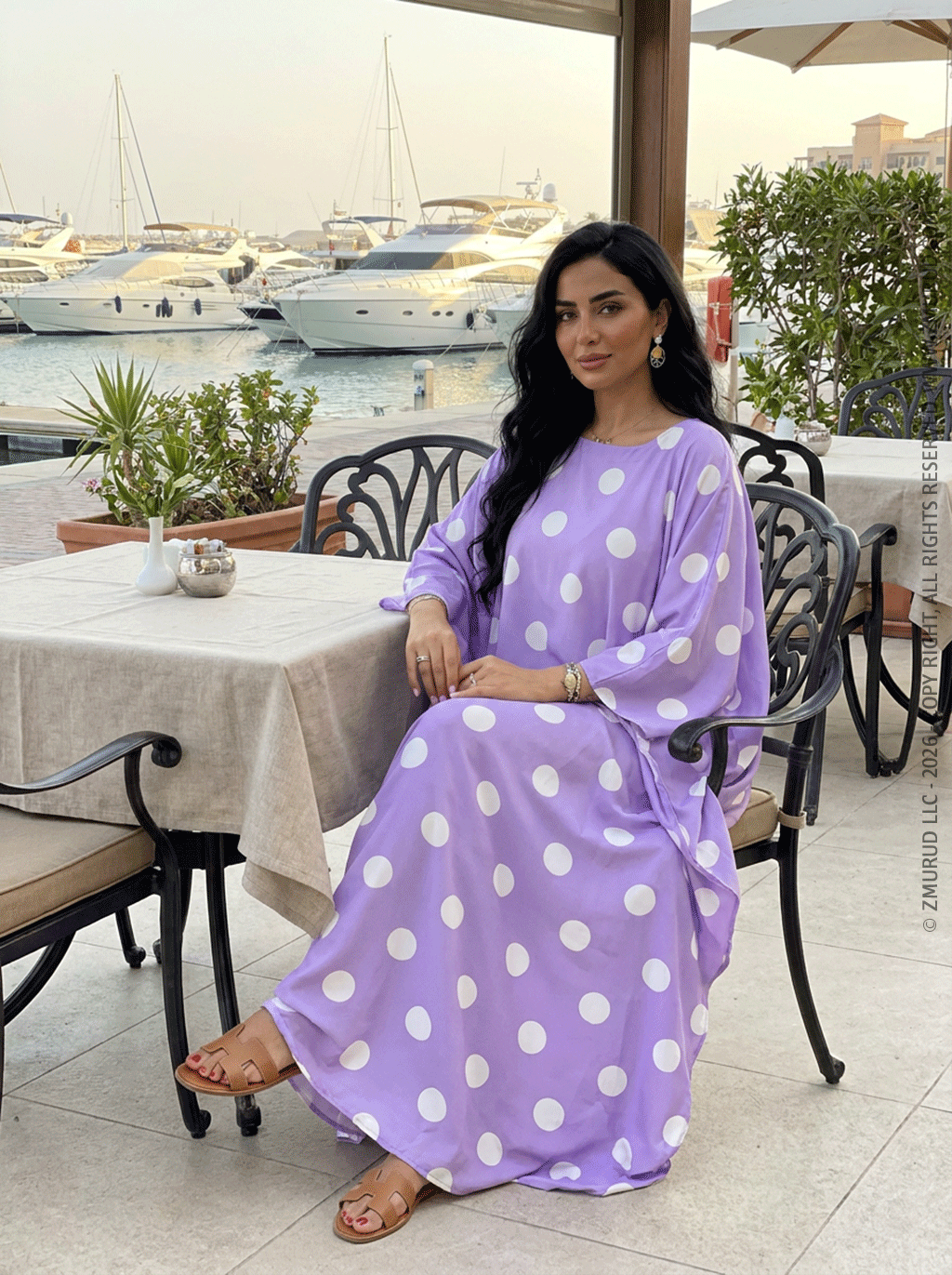 عباية سوفت فراشة  - AFST606