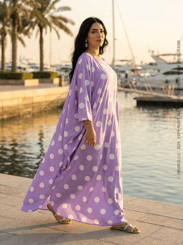 عباية سوفت فراشة  - AFST606