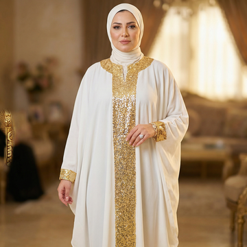 دراعة كريب ليكرا خليجي - ATS301