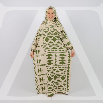 إسدال كريب تركي بناتى أطفال - AW205