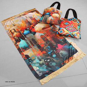 سجادة صلاة + شنطة توت باج - BG-PM598