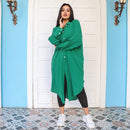 بلوزة اوفر سايز ألوان سادة-BLSY508