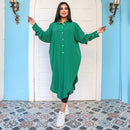بلوزة اوفر سايز ألوان سادة-BLSY508