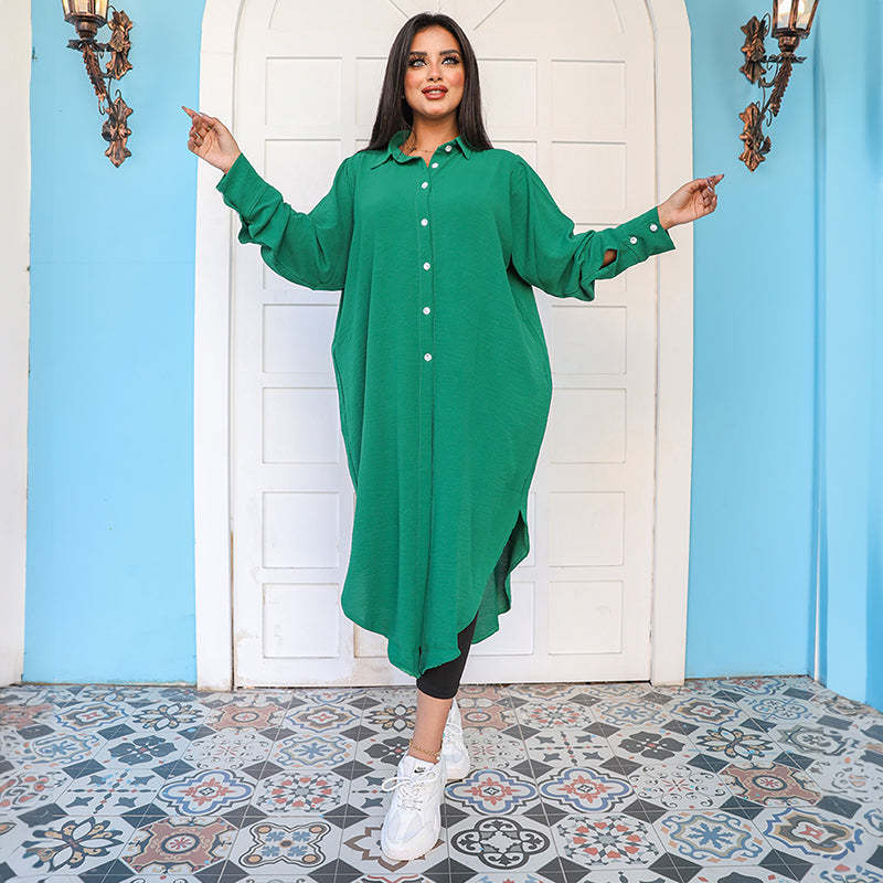بلوزة اوفر سايز ألوان سادة-BLSY508