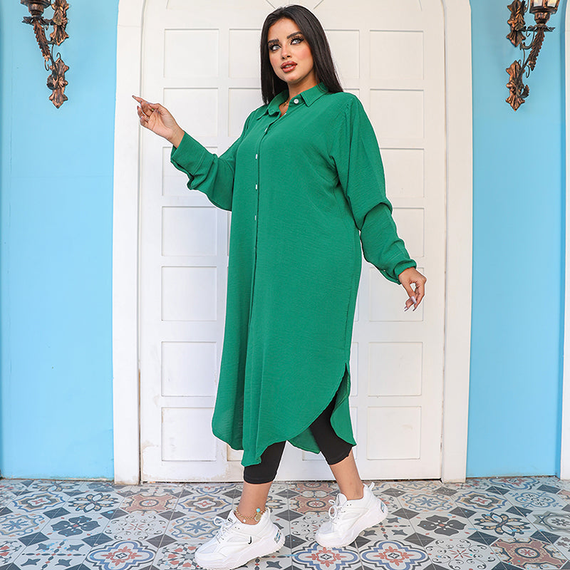 بلوزة اوفر سايز ألوان سادة-BLSY508