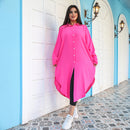 بلوزة اوفر سايز ألوان سادة-BLSY509