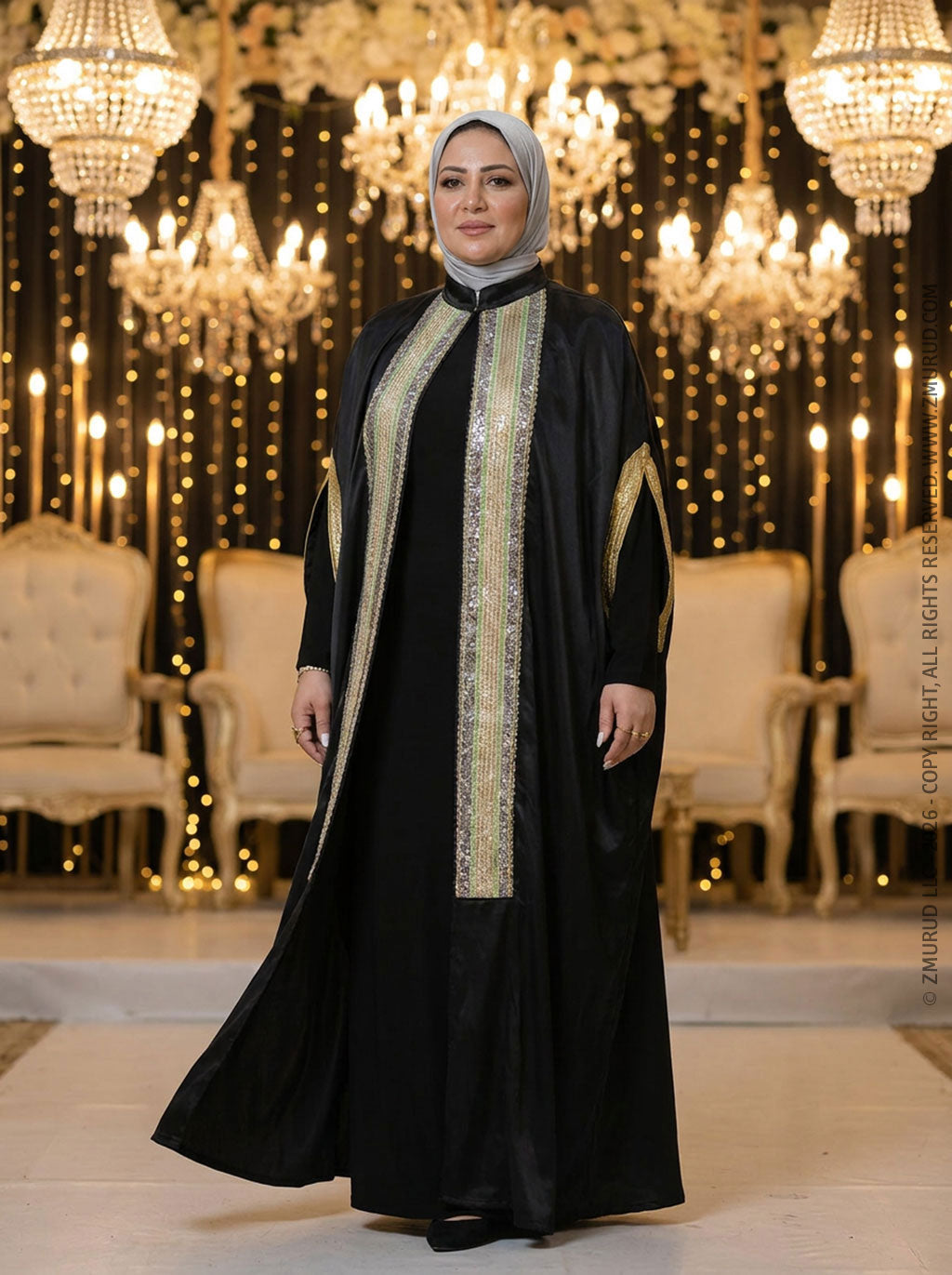 قفطان تطريز هندي -CSTNH100