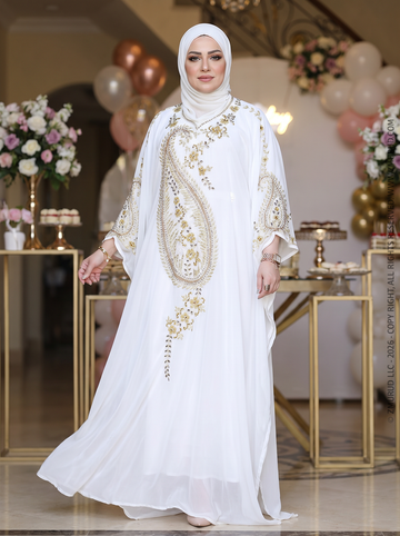 عبايه مغربي تطريز - DMAD006