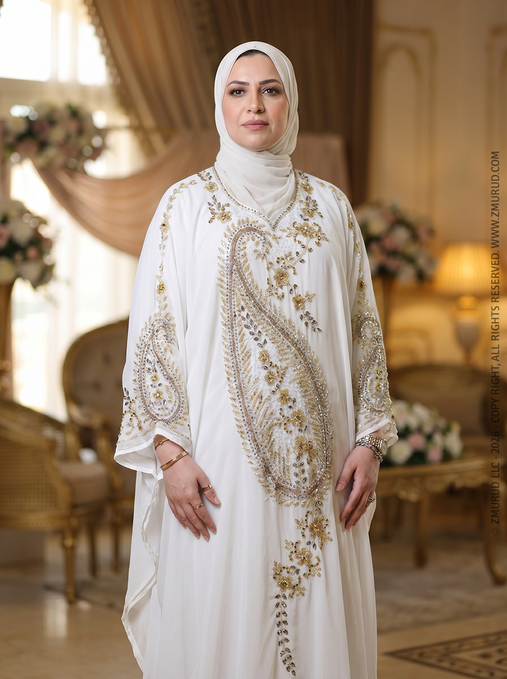 عبايه مغربي تطريز - DMAD006