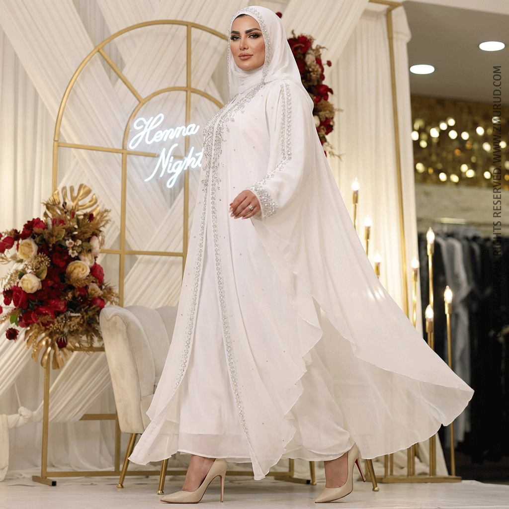 عباية تطريز لولي - DMAEF001