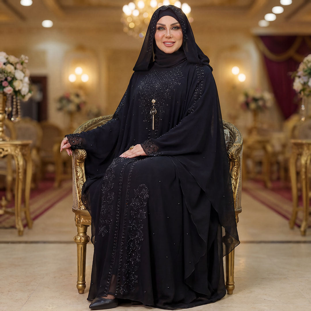 عباية تطريز لولي - DMAEF003