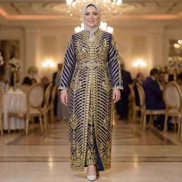فستان تطريز هندي- DMDA009