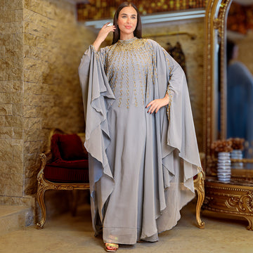 دراعة كويتي تطريز هندي - DMDB004