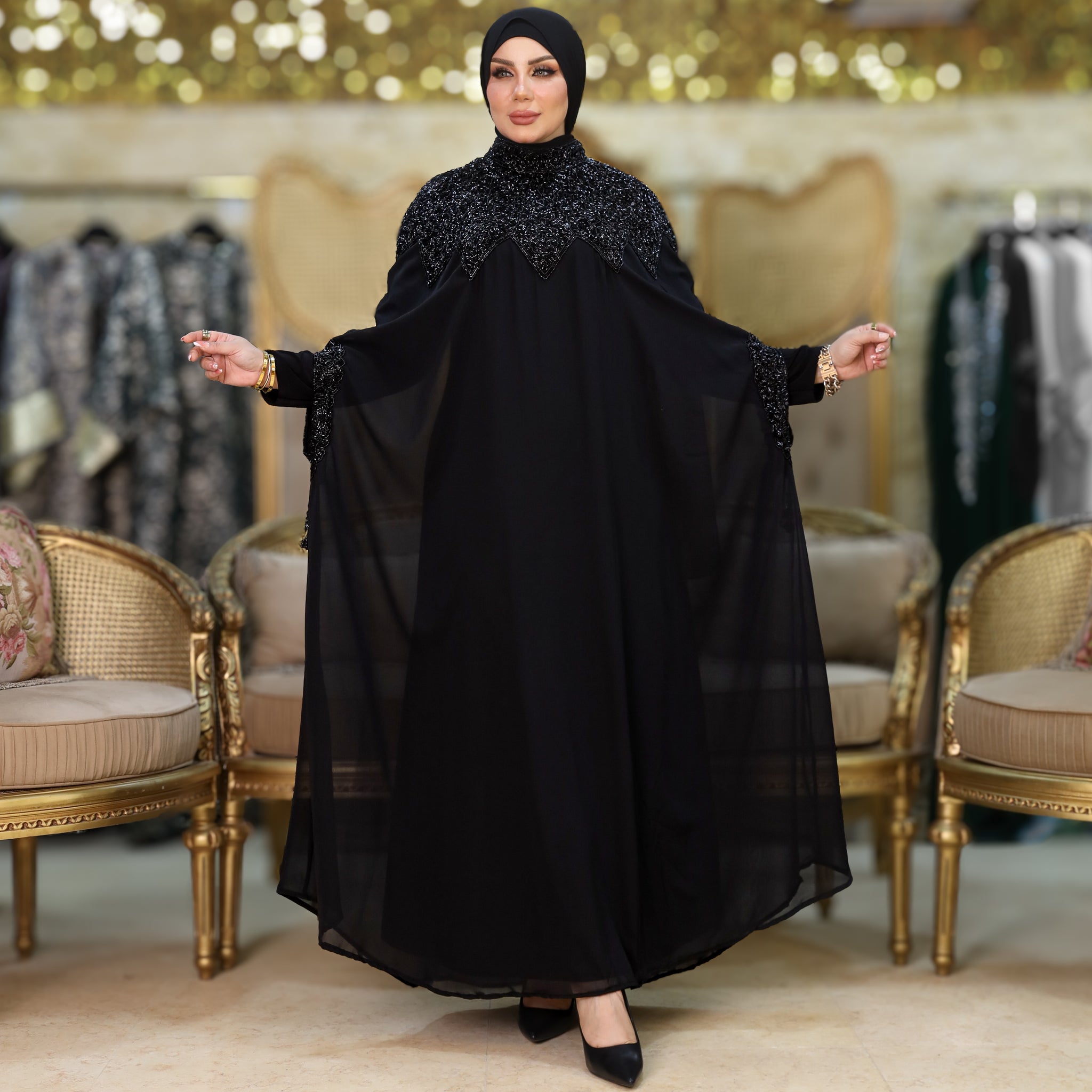دراعة كويتي تطريز هندي - DMDC010