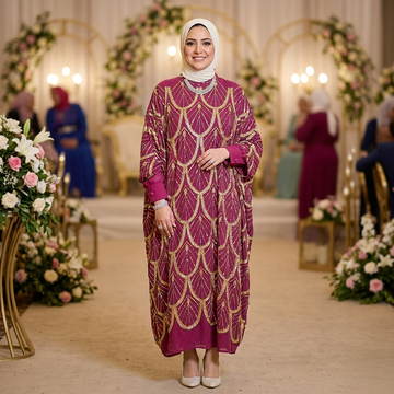 دراعة خليجي سواريه تطريز-DMDD019