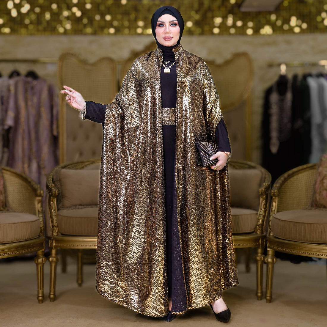 طقم قفطان سواريه - DMKSA001