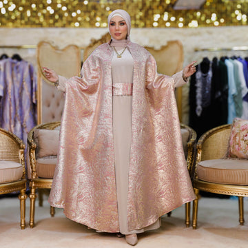 قفطان بروكار سواريه - DMKSB001