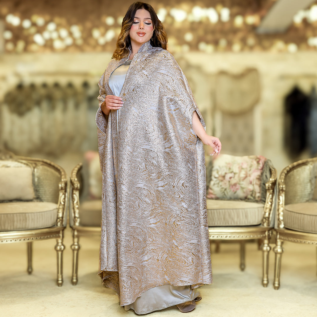 قفطان بروكار سواريه - DMKSB002