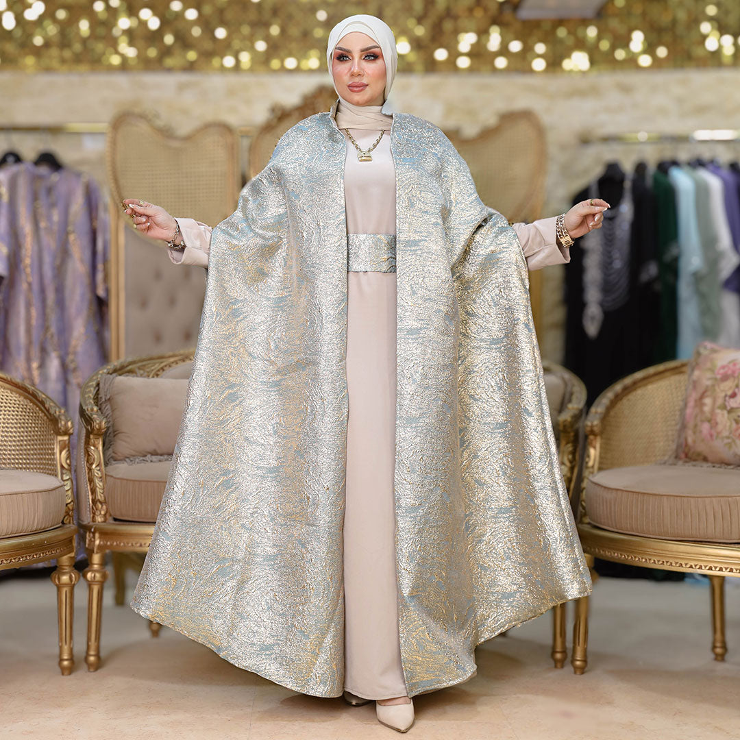 قفطان بروكار سواريه - DMKSB003