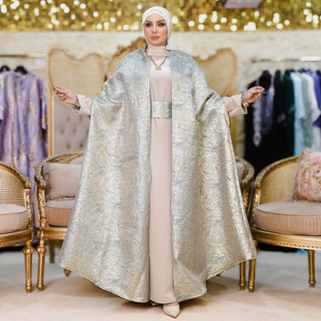 قفطان بروكار سواريه - DMKSB003