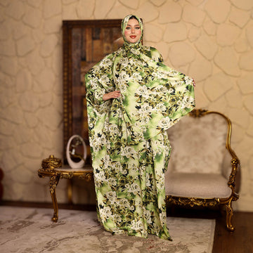 إسدال حرير أرماني طباعة ديجيتال - DPIA005