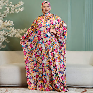 إسدال حرير أرماني طباعة ديجيتال - DPIA009