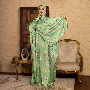 إسدال حرير أرماني طباعة ديجيتال - DPIA013