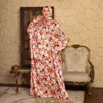 إسدال حرير أرماني طباعة ديجيتال - DPIA017