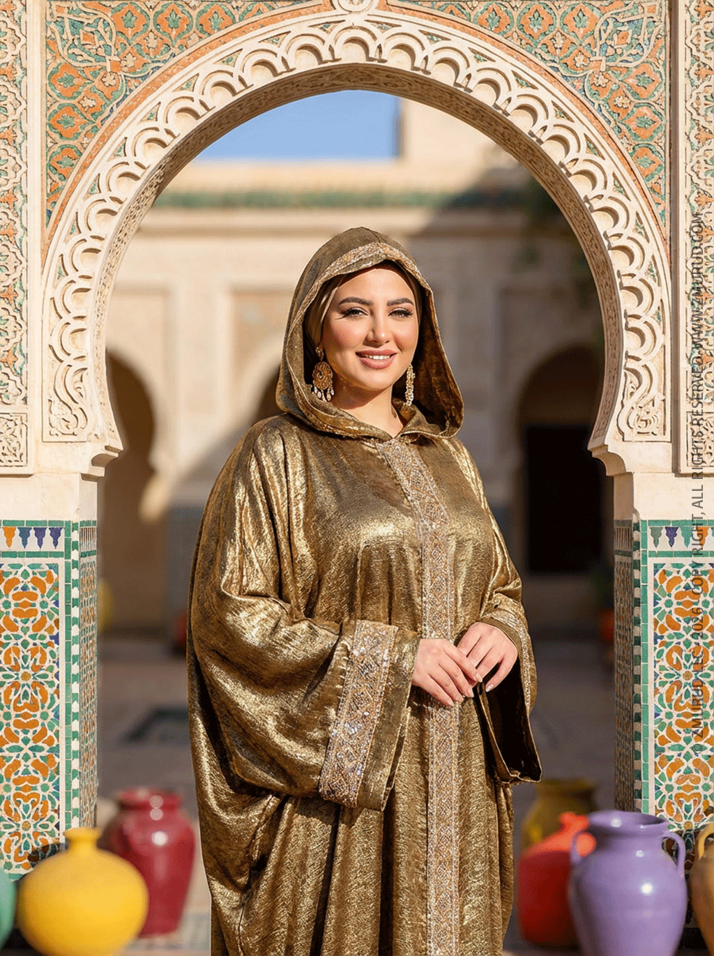 إسدال مغربي كابيشو شايني - DPID005