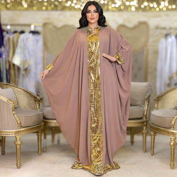 عباية خليجي ذهبي - DPJA007