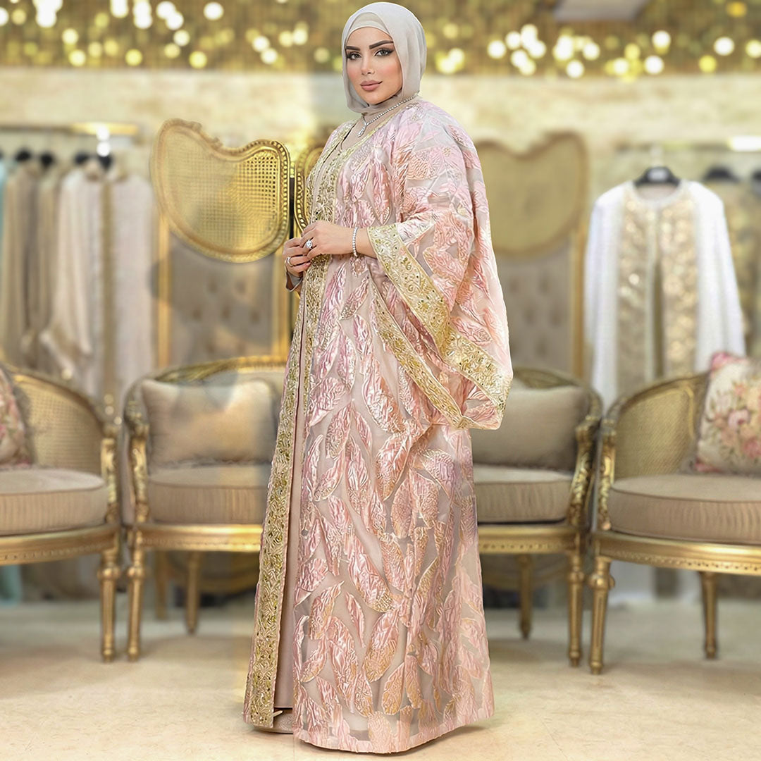 قفطان بحريني بروكار -DPKA004