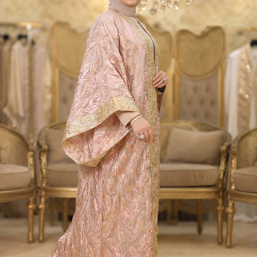 قفطان بحريني بروكار -DPKA004