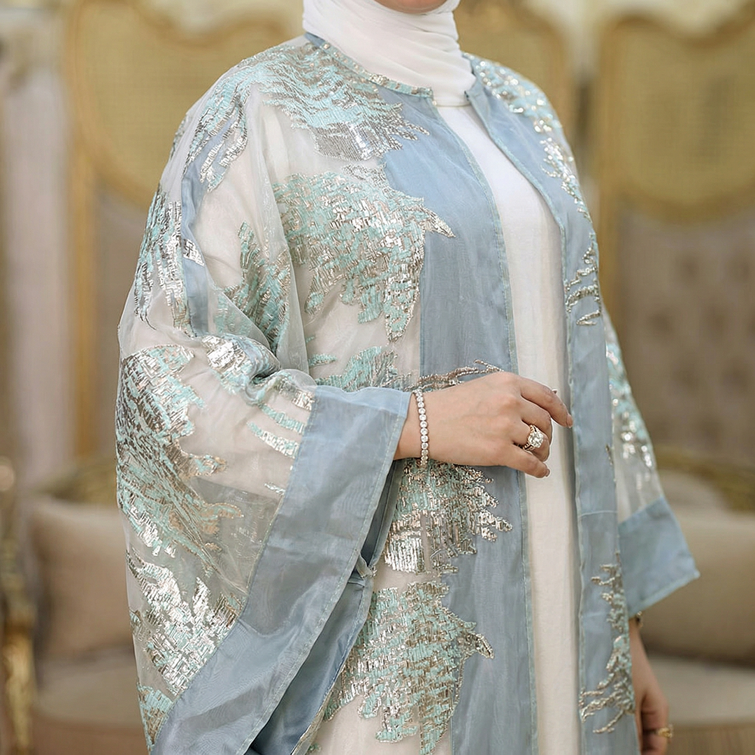 قفطان بحريني بروكار - DPKA005