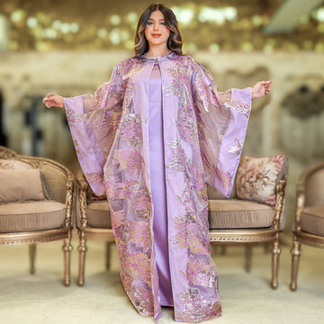 قفطان بحريني بروكار - DPKA008