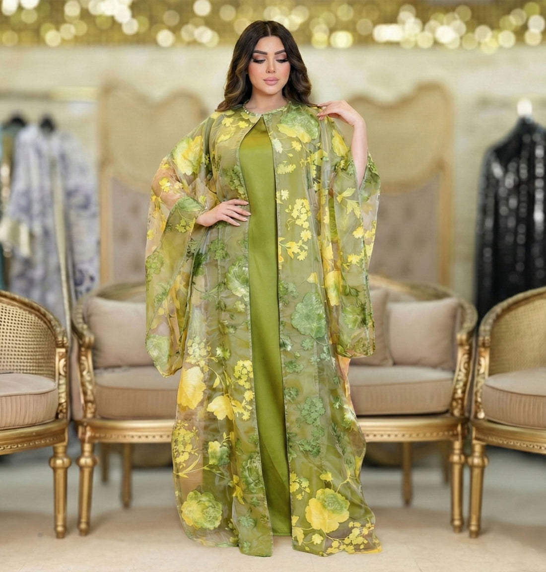 قفطان بحريني أورجانزا - DPKB002