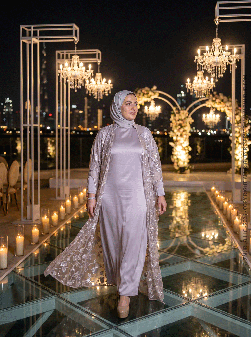 قفطان سواريه أورجانزا - DPKB005