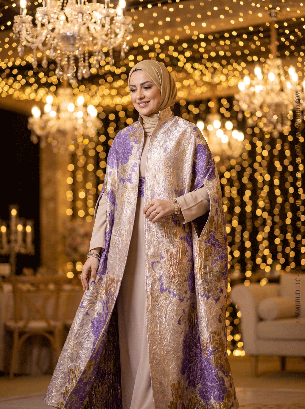قفطان كاب بروكار- DPKD008