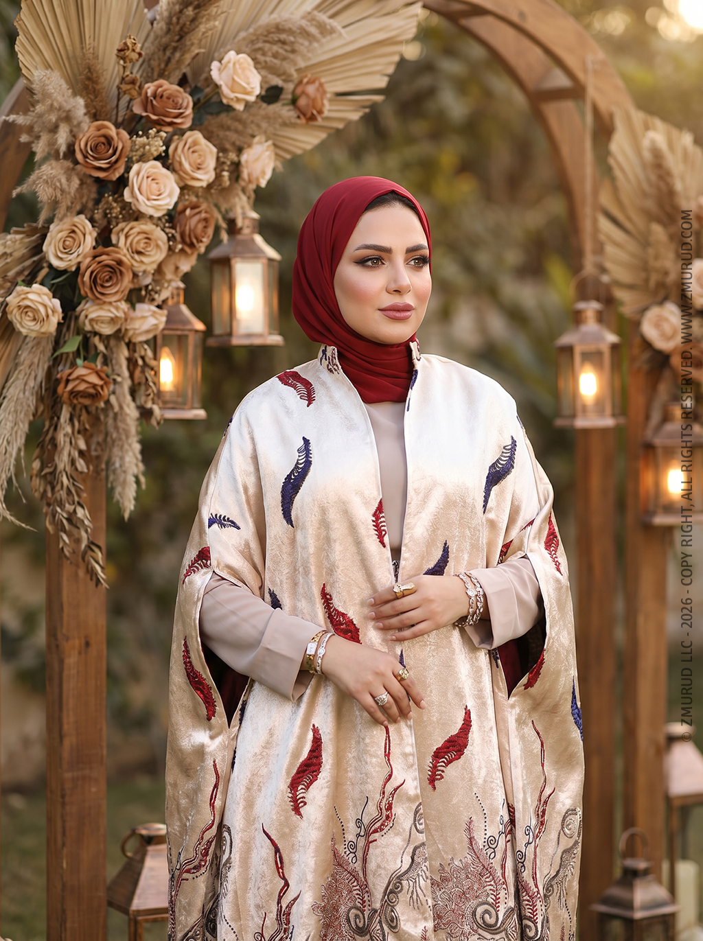 قفطان كاب بروكار- DPKD013