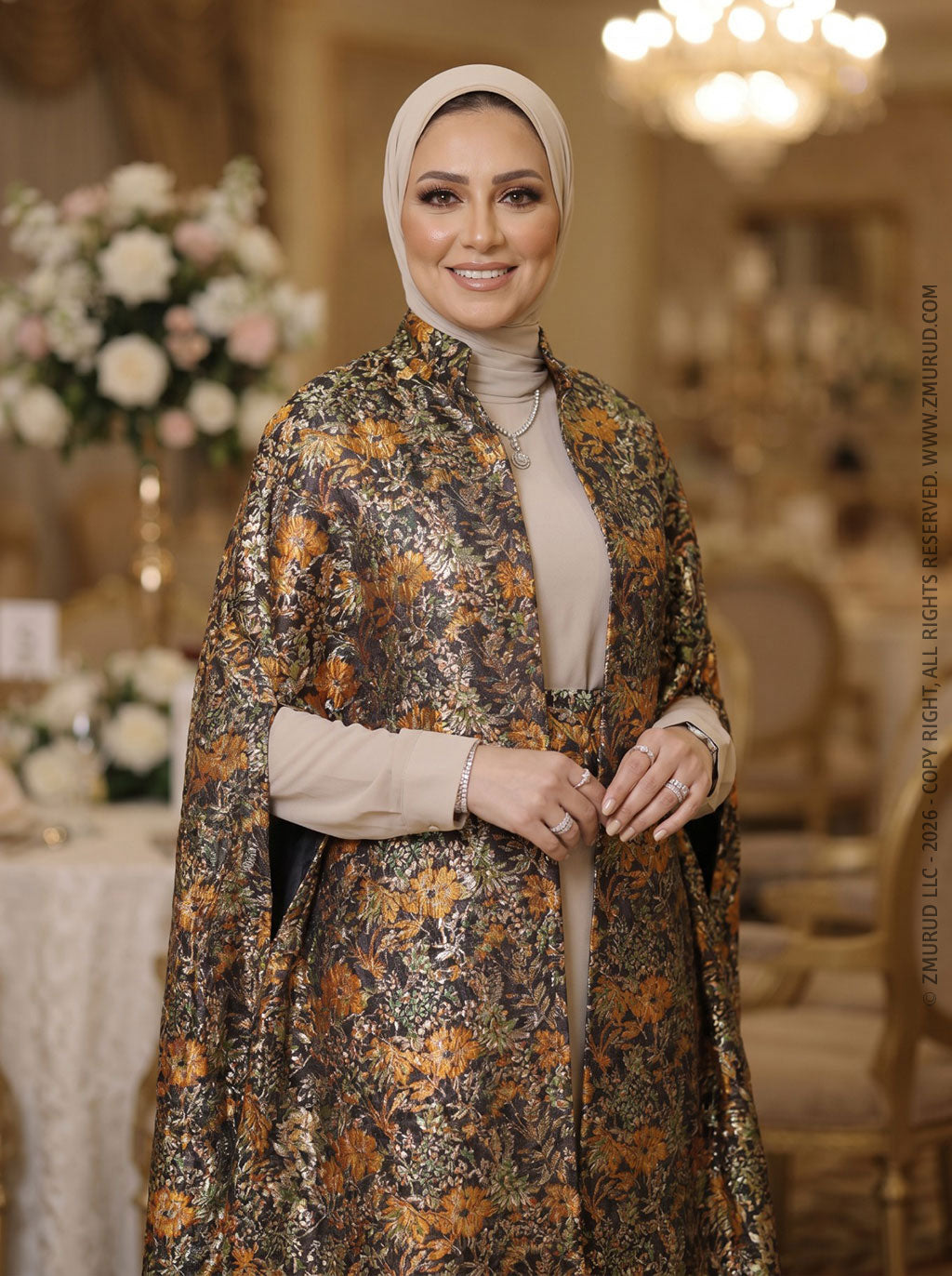 قفطان كاب بروكار- DPKD017