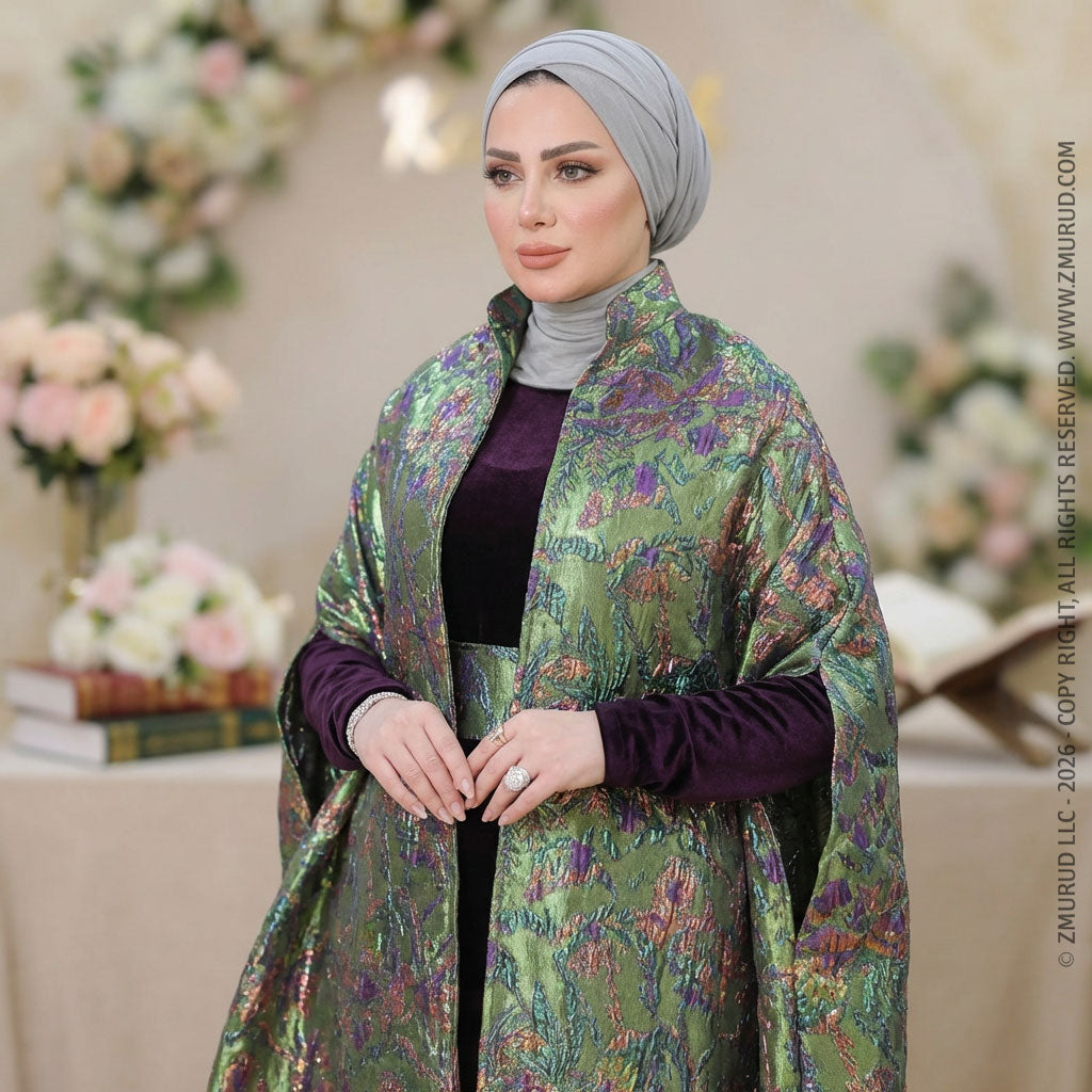 قفطان كاب بروكار- DPKD018