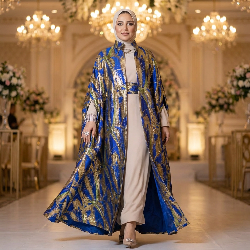 قفطان كاب بروكار- DPKD041