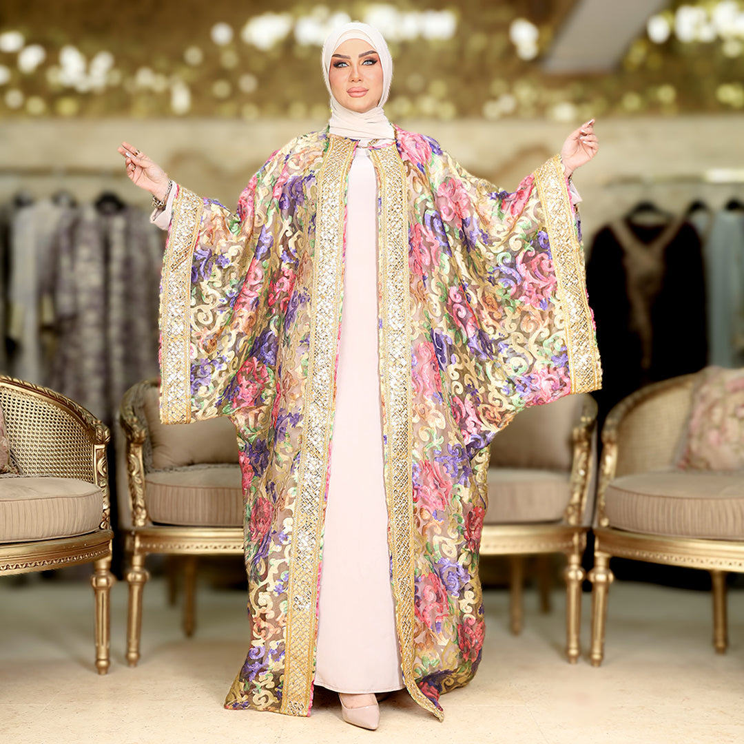 قفطان بحريني تُل - DPKE001